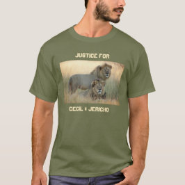 正義はセシルとジェリコ兄弟のライオンのために Tシャツ
