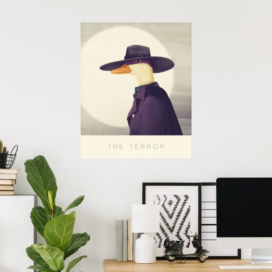 正義は恐怖を隠す ポスター (ホームオフィス)