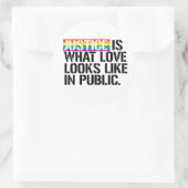 正義は愛を公に見る ラウンドシール (バッグ)