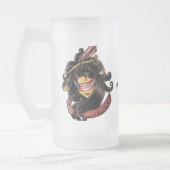 正義は通りの正義によって盲目の*Personalized*行います フロストグラスビールジョッキ (左)