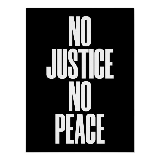 正義も平和も ポスター (正面)