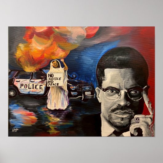 正義も平和も ポスター (正面)