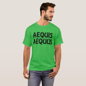 正義を貫くアイクィス・アイクゥソ Tシャツ (正面フル)