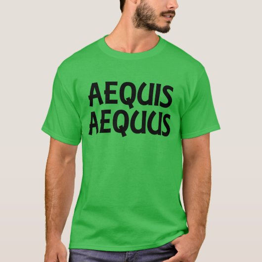 正義を貫くアイクィス・アイクゥソ Tシャツ (正面)