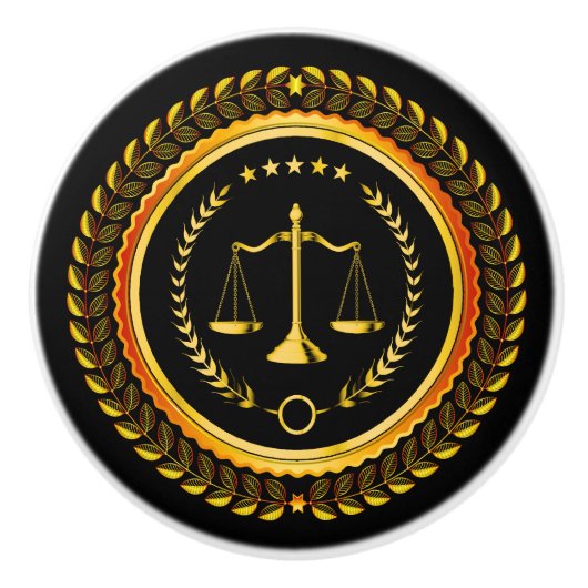 正義エレガントはかりで測ドロワーノブ – SRF セラミックノブ (正面)