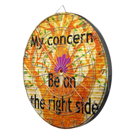 正義バオバブのヴィンテージ観に根ざす ダーツボード (正面右)