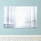 正義堂にキャンバスを包んだ キャンバスプリント (インサイチュ (ウッドフロア))