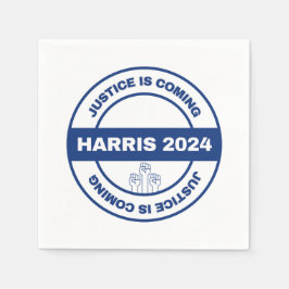 正義来は | カマラハリスウォルズ選挙 スタンダードカクテルナプキン