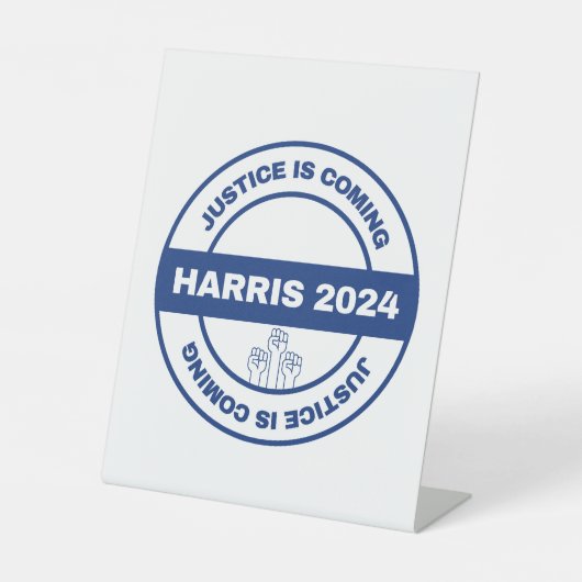 正義来は | カマラハリスウォルズ選挙 台座サイン (正面)