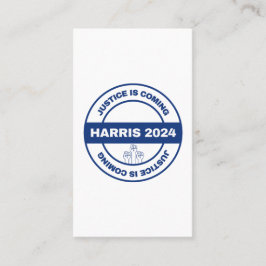 正義来は | カマラハリスウォルズ選挙 名刺