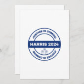 正義来は | カマラハリスウォルズ選挙 招待状 (正面/裏面)