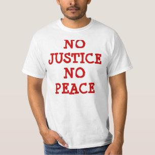 正義無し平和無し Tシャツ