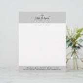 正義|のプロフェッショナルの上品なスケール レターヘッド (スタンド正面)