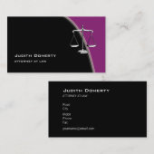 正義|の弁護士のはかりで測られる 名刺 (正面/裏面)