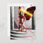 正義 タロットカード アート ポストカード (正面/裏面)