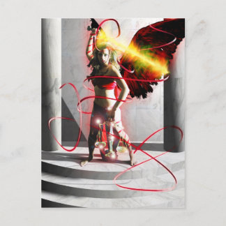 正義 タロットカード アート ポストカード