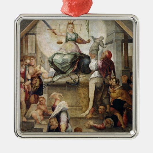 正義 メタルオーナメント (正面)