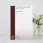 正義 便箋 (スタンド正面)