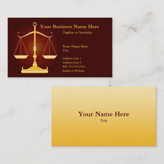 正義 名刺 (正面/裏面)