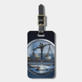 正義|弁護士の荷物のラベルのスケール ラゲッジタグ (正面縦)