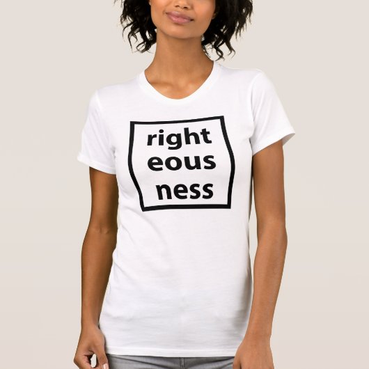 正義Tシャツタンブラー Tシャツ (正面)
