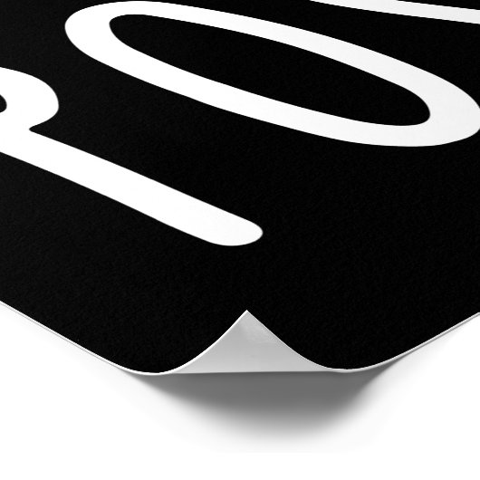 正茶を飲む ポスター (角)