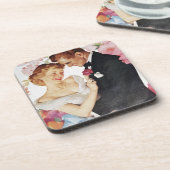 正装の若いカップル コースター (左側)