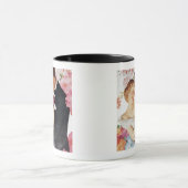 正装の若いカップル マグカップ (中央)