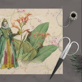 正規ヴィンテージフローラ切り離しティッシュペーパー 薄葉紙