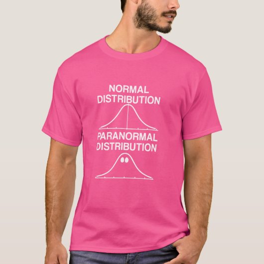 正規分布超正規分布APSTAT Tシャツ (正面)