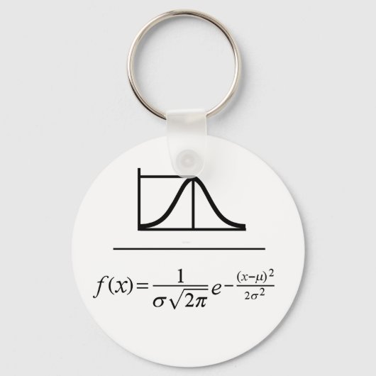 正規分布 キーホルダー (正面)