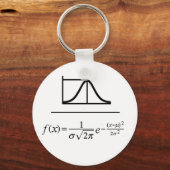 正規分布 キーホルダー (正面)