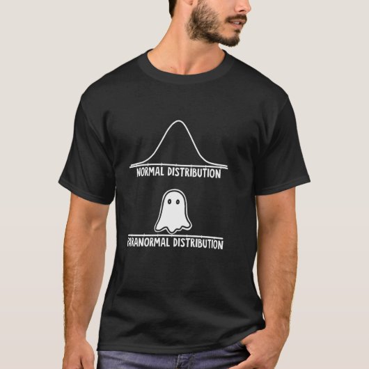 正規分布 パラノーマル分布 Tシャツ (正面)