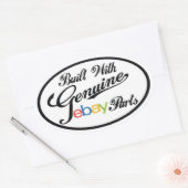 正規品Ebayパーツシールで作る 楕円形シール (封筒)