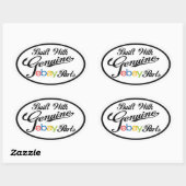 正規品Ebayパーツシールで作る 楕円形シール (シート)