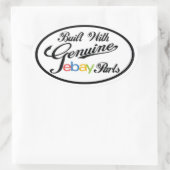 正規品Ebayパーツシールで作る 楕円形シール (バッグ)