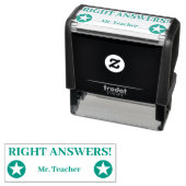 「正解!」 +カスタム先生名 セルフインキングスタンプ (インサイチュ)