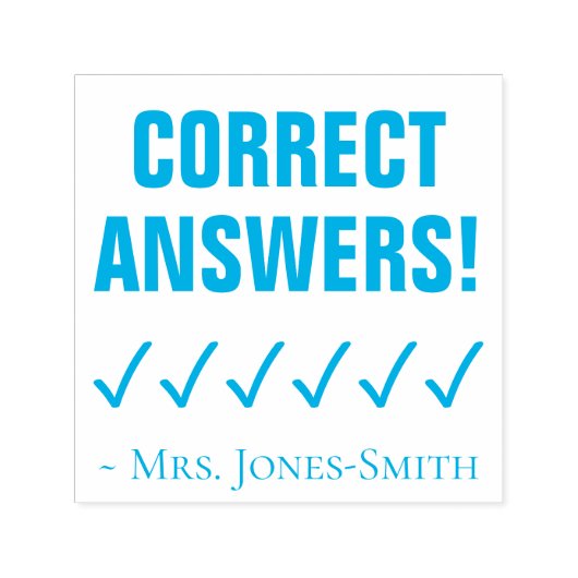 「正解！」 マーキングゴム印 セルフインキングスタンプ (デザイン)