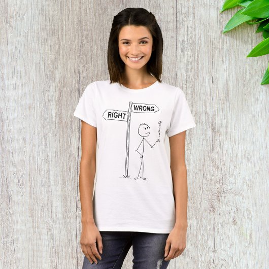 正解・不正解イラストTシャツ Tシャツ
