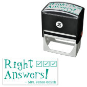 「正解!」 教育者フィードバックのゴム印 セルフインキングスタンプ (インサイチュ)