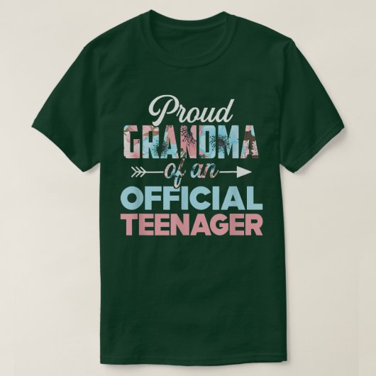 正誇りを持った式10代の若者13世誕生日おばあちゃん Tシャツ (デザイン正面)