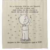 正賛美 シャワーカーテン (正面)