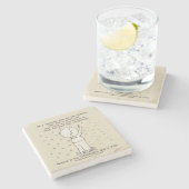 正賛美 ストーンコースター (横)