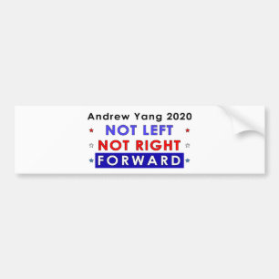 正離れしくない- Andrew Yang 2020 バンパーステッカー