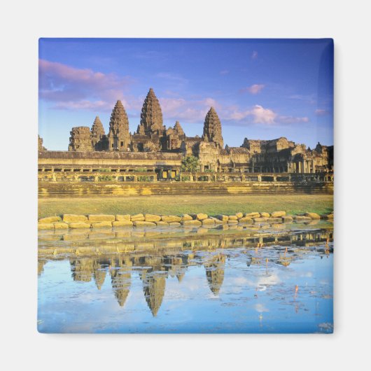 正面からの神殿の眺め マグネット (正面)