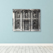 正面の下半分、1637年～41年 キャンバスプリント (インサイチュ (ウッドフロア))