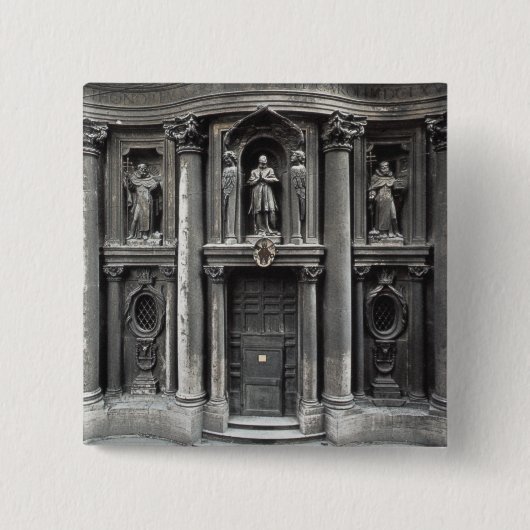 正面の下半分、1637-41年 缶バッジ (正面)