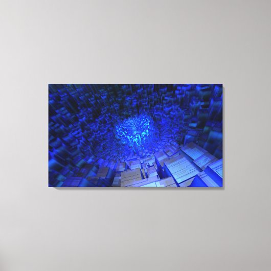 正面体 キャンバスプリント (正面)