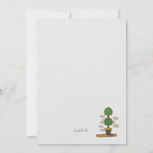 正面玄関の移動発表 招待状 (裏面)