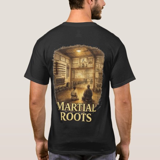 武の根源系譜 空手 Tシャツ (裏面)
